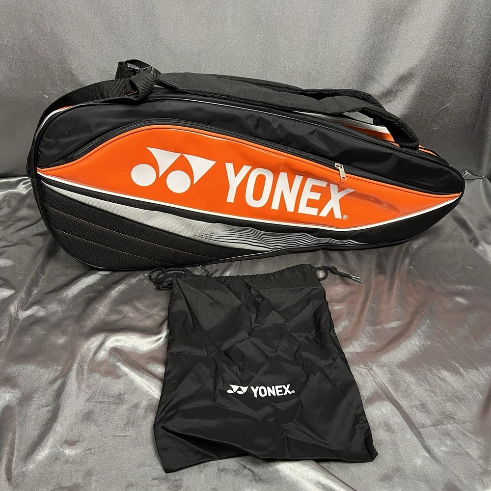 Yonex 6 Racquet Tennis Badminton Bag Black Orange Backpack BAG7526EX VCORE Shoe